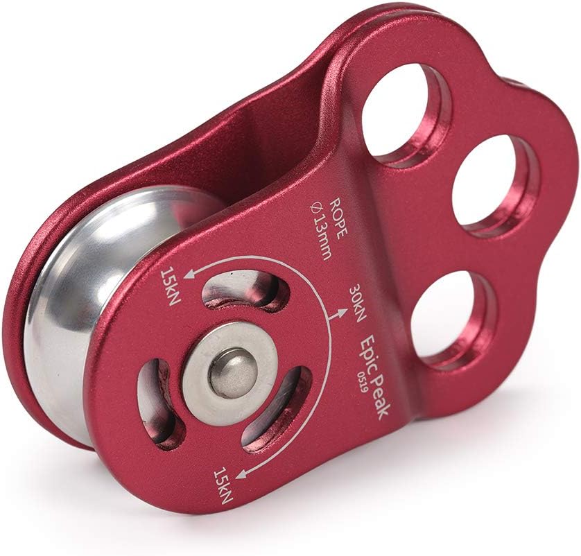 Epic Peak 30KN Triple Attachment Climbing Hitch Pulley for 13mm Rope : Sports & Outdoors