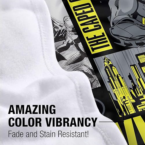 Miniatura 6 de LOGOVISION Manta de la Liga de la Justicia, 36 x 58 pulgadas, manta de forro polar DC Heroes Chibi