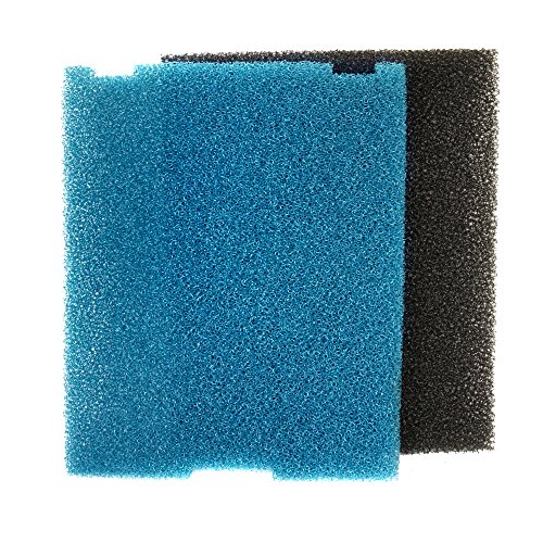 Hqrp 2-Pack Foam Flat Box Filter Pads Compatible With Tetra 19015 Sf1 Spf1 26592 Submersible Pond Filter, Fk5 Fk6 Filtration Fountain Kits #TOP1