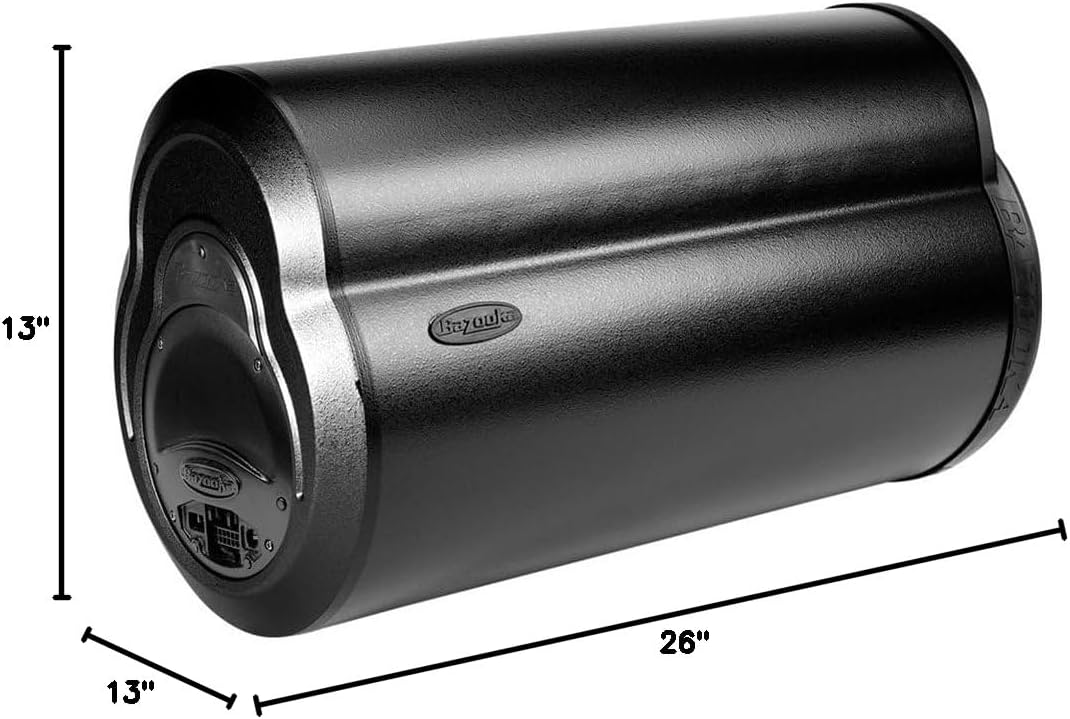Bazooka BTA10250D BT Series 10-Inch 250-Watt Class D Amplified Tube