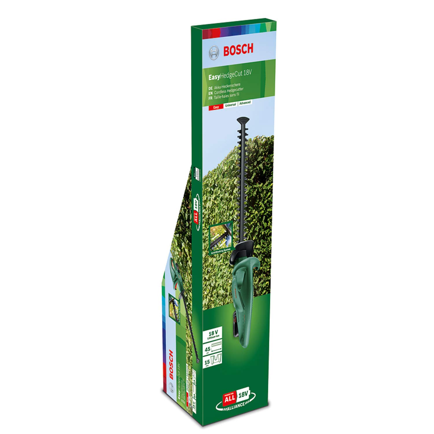 Bosch EasyHedgeCut 18-45 Taille-Haies sans Fil 18V 2,0Ah Lame 45cm