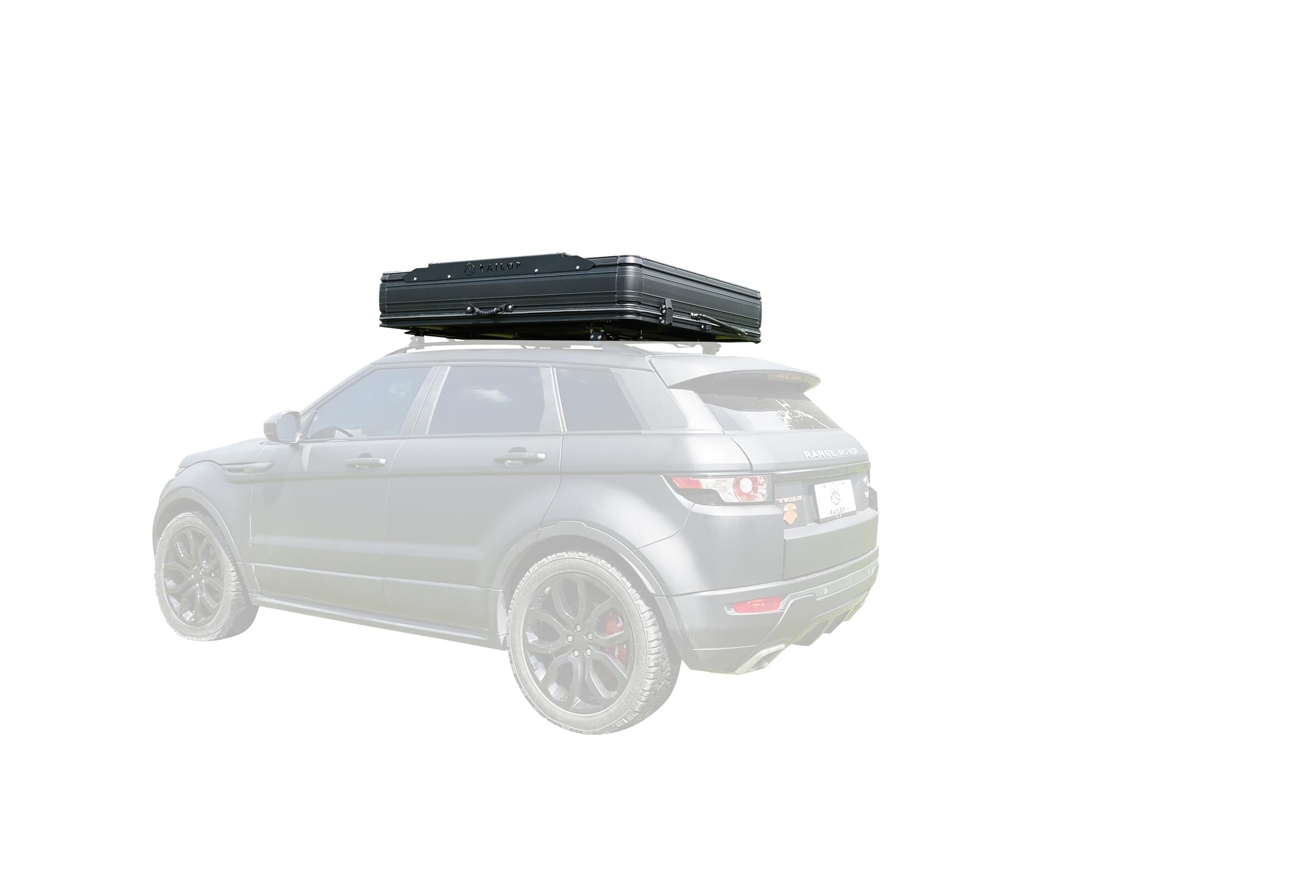 Tente de Toit à Coque Dure KAILOP KOP 2.0, auvent Ripstop 200 g, fenêtres en Maille 125 g, poteaux hydrauliques à air Allemand, PU5000+ imperméable, Protection Solaire UV50+, Taille Ouverte 215 x 133