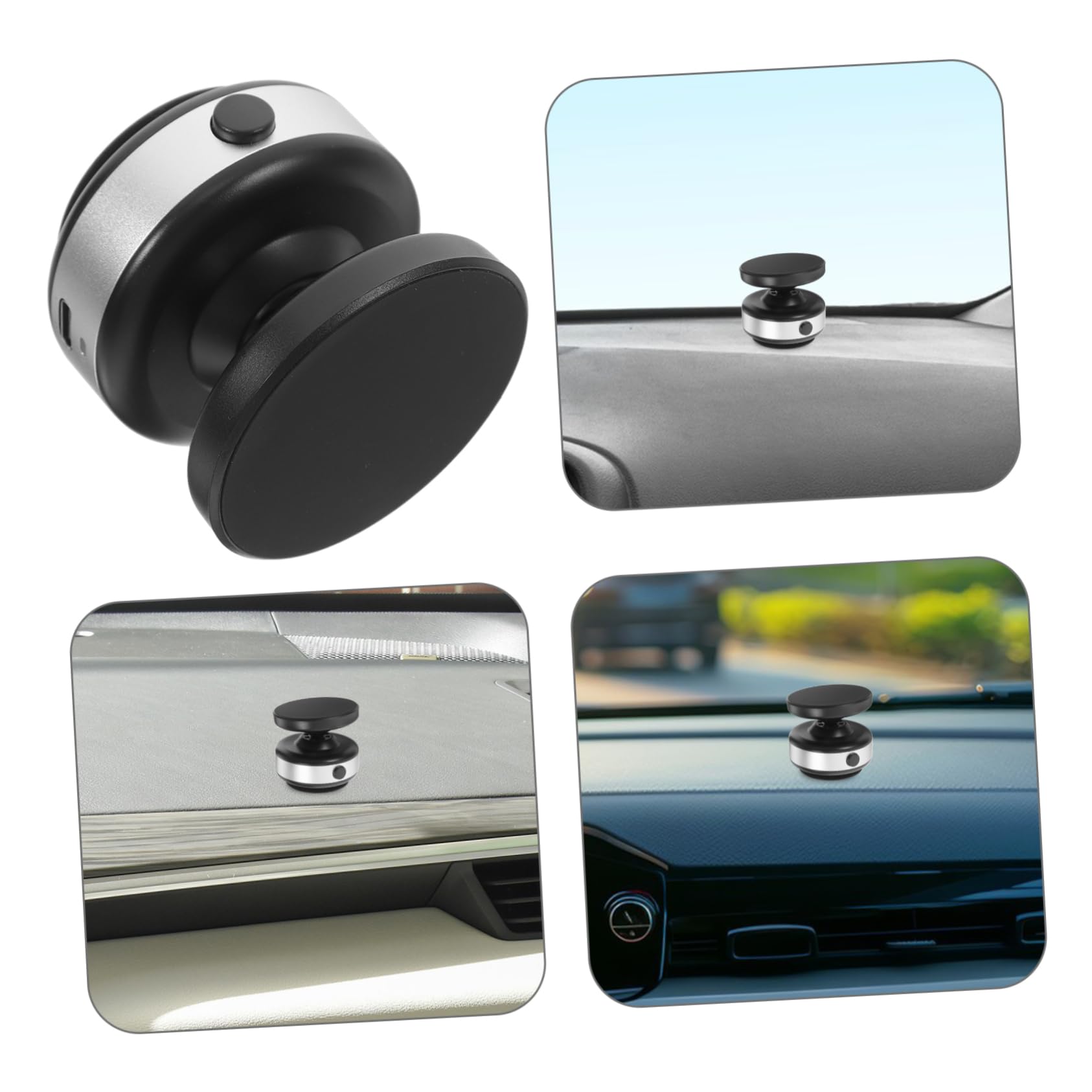 Ciieeo Supporto Telefono Cruscotto Auto Magnetico per Smartphone | Angoli Regolabili, Plastico, Ampia Compatibilità Cellulare, Accessorio per Auto e Montaggio su Dashboard