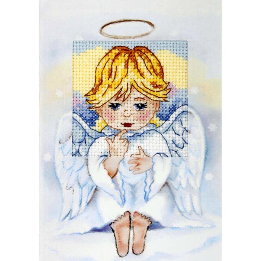 Orchidea Christmas Angel Card Cross Stitch Kit