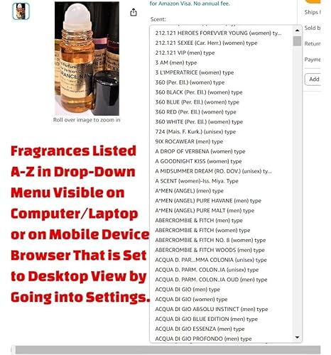 Miniatura 3 de Hayward Enterprises Aceite de perfume de marca comparable a IDOLE (Lanc.ome) para mujeres, impresión inspirada en el diseñador, aceite perfumado