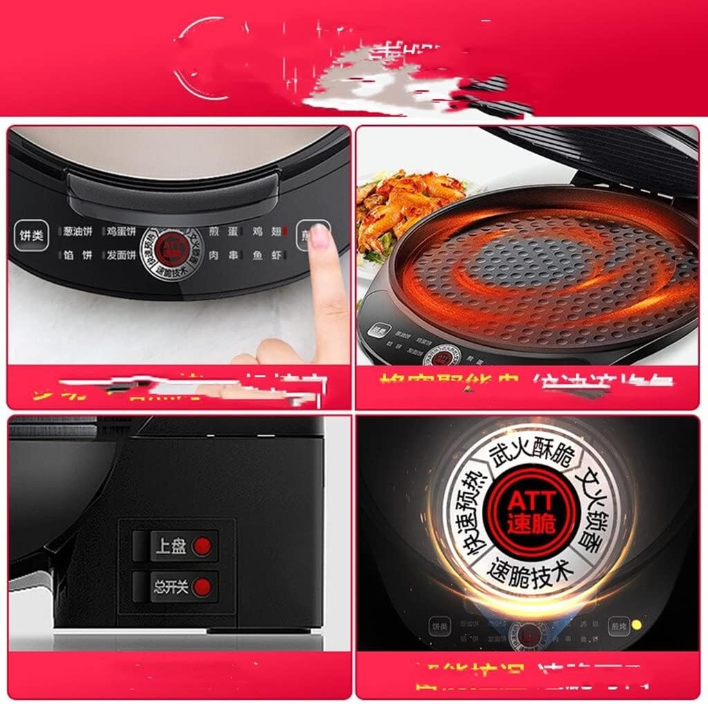 220V Electric Baking Pan Breakfast Machine Double-sided Heating Frying Quiche Pancake Maker