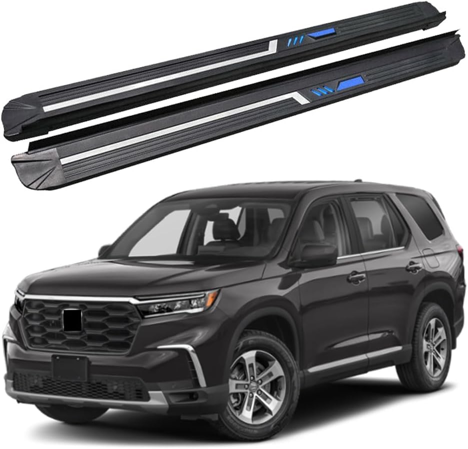 2PCS Fixed Running Boards Side Steps Car Protect Stairs Pedals with Mounted Brackets(fits for Honda New Pilot 2022 2023 2024)