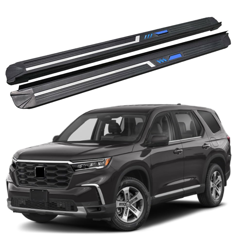 2PCS Fixed Running Boards Side Steps Car Protect Stairs Pedals with Mounted Brackets(fits for Honda New Pilot 2022 2023 2024)