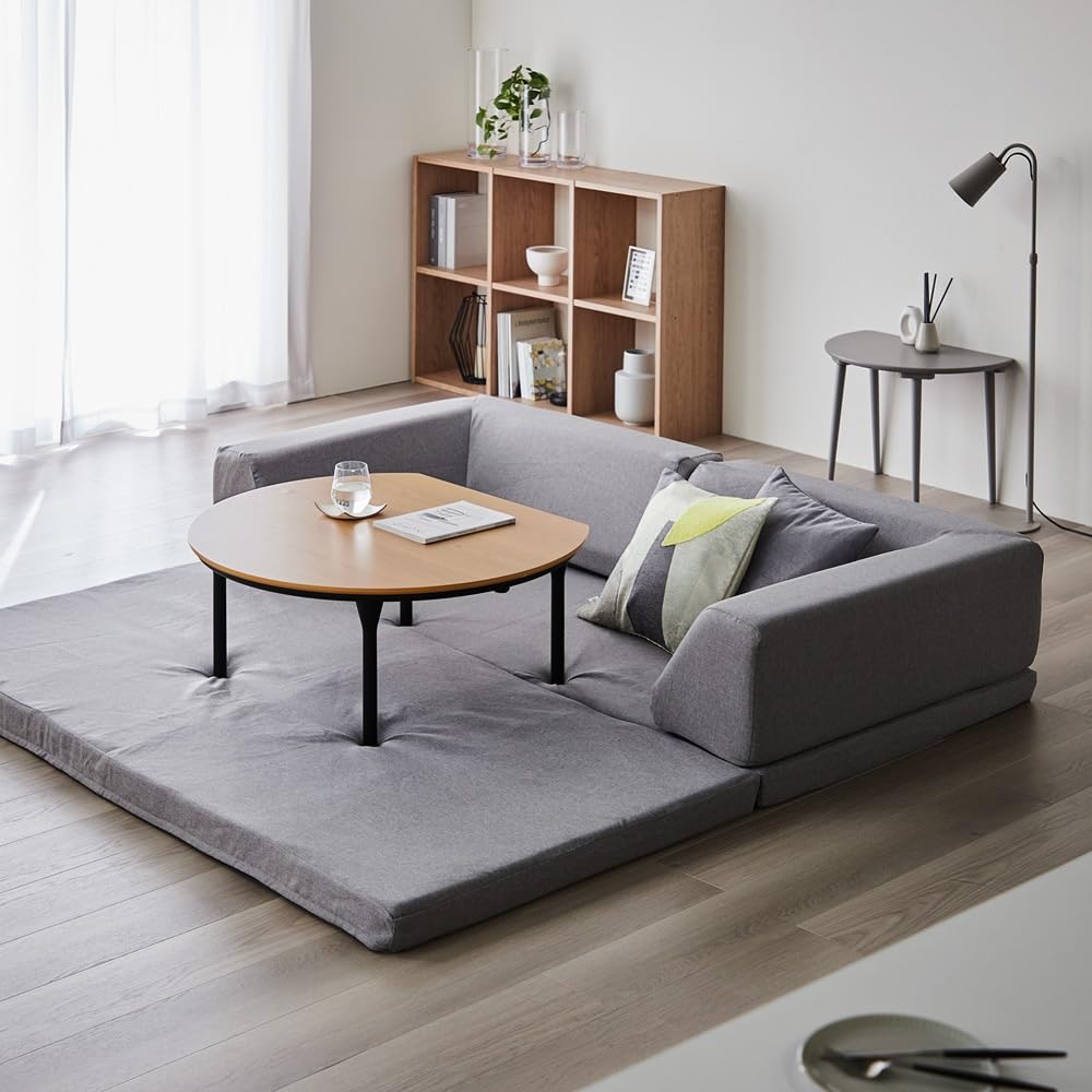 Amazon｜[ベルメゾン] フロアソファー グータラグ 2WAY 折りたたみ式