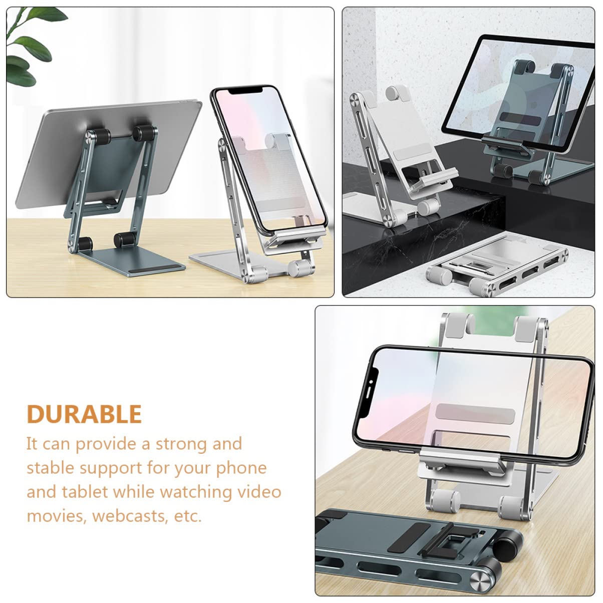 jojofuny Supporto Per Telefono Da Scrivania Supporto Pieghevole Per Tablet Ufficio Casa