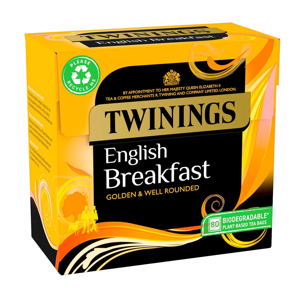 English Breakfast englischer Schwarztee schwarzer Tee aus England 80 Teebeutel - importiert von Shestore24
