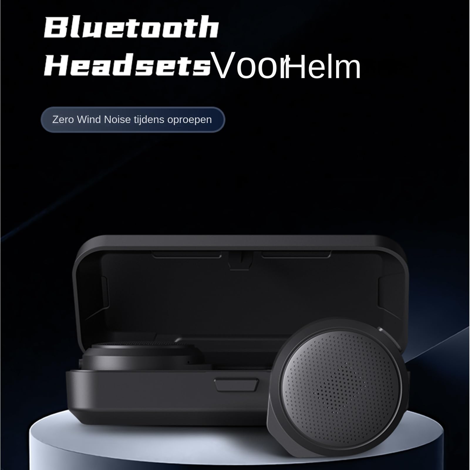 Interfono moto per casco rigido Impermeabile Ricaricabile E Portatile | Wireless Custodia di ricarica per auricolare, moto, cuffia impermeabile, guida, viaggio, pendolarismo