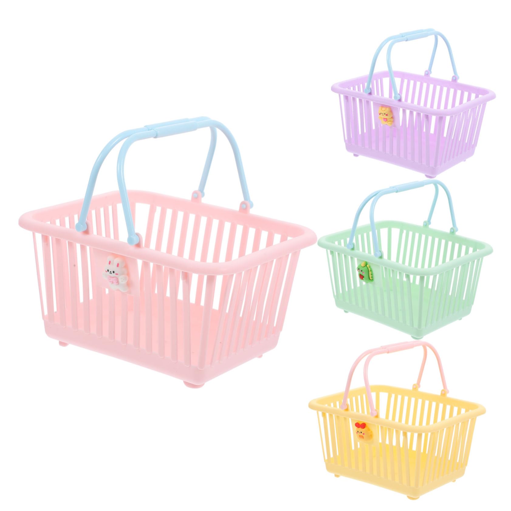 Amazon.co.jp: ミニ 買い物かご ミニチュア バスケット かご