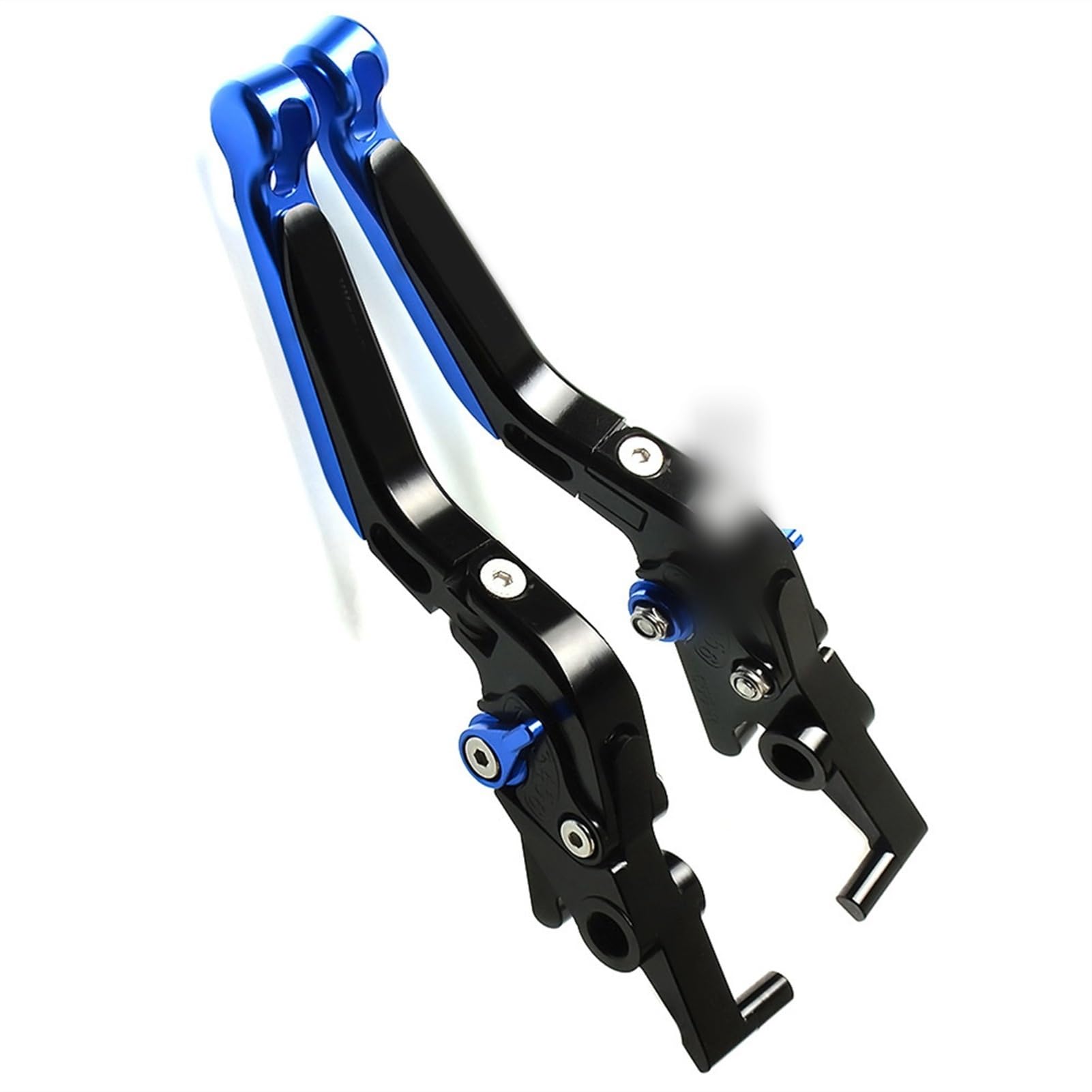 Palancas De Embrague De Freno Plegables Ajustables CNC Para Motocicleta Para H&onda CBR 1100 XXV/XXW/XXX/XXY/XX-1/XX-2/XX-3 CBR1100XX BLACKBIRD (Color : Blau)