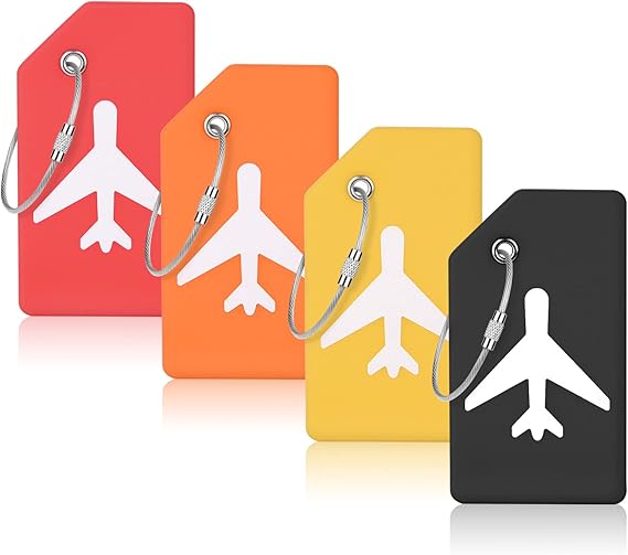 Kofferanhänger Set - Bunte Gepäckmarken Für Sicheres Reisen