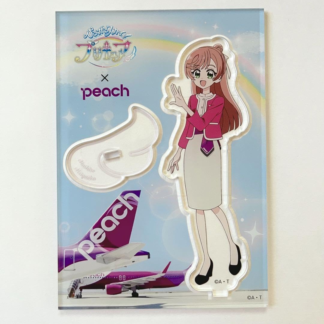ひろがるスカイ！プリキュア Peachアクリルスタンド コラボジェット限定商品 Amazon.co.jp: ひろがるスカイプリキュア peach 機内限定品アクリル