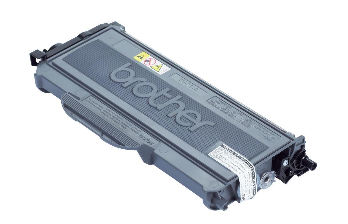 Brother TN2110 Toner Originale Capacità Standard, fino a 1500 Pagine, per Stampanti DCP7030, DCP7040, DCP7045N, HL2140, HL2150N, HL2170W, MFC7320, MFC7440N, MFC7840W, Nero
