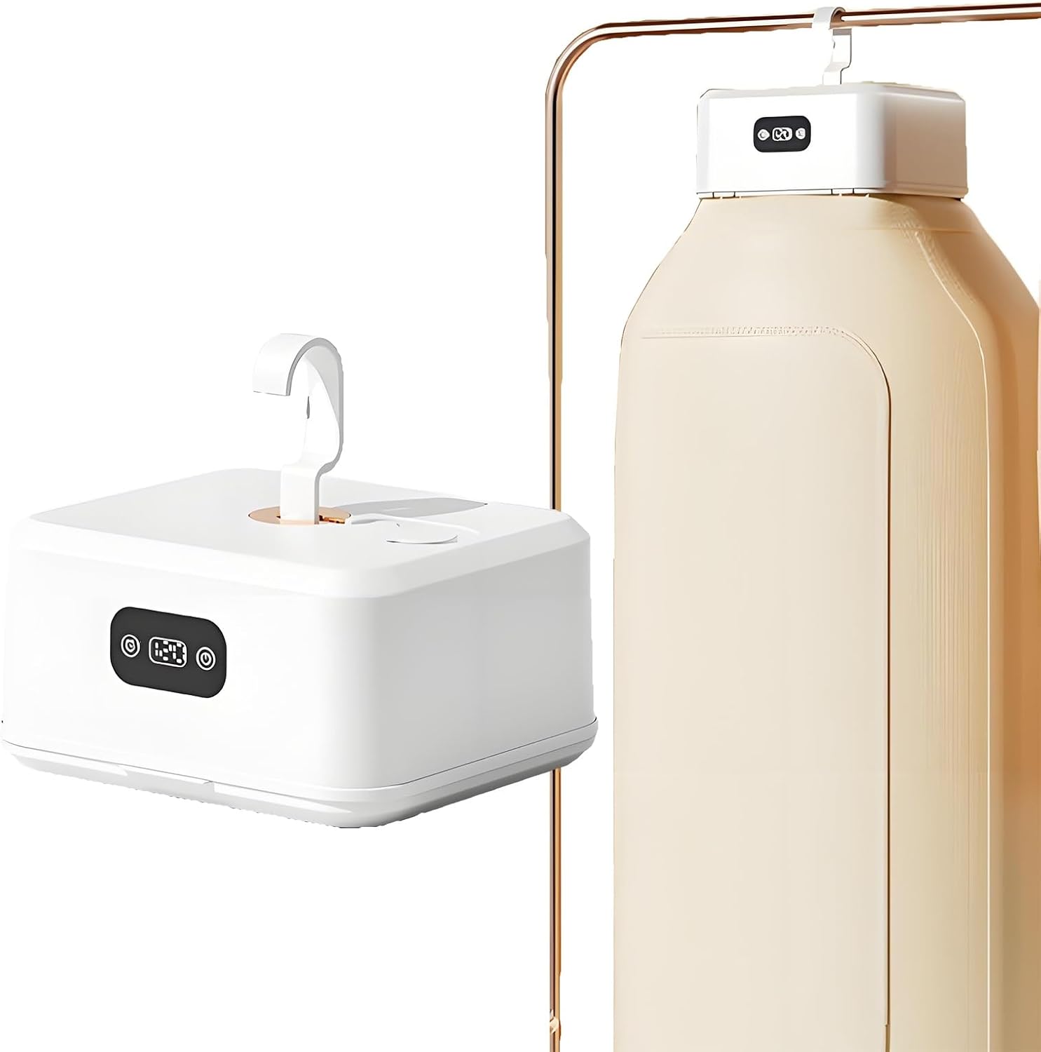 Hanging Clothes Dryer with Dry Bag, Folding Dryer for Clothes, Underwear, Towel, Pet Clothes, Quick-Dry, Mini Dryer Machine for Travel Camping Dormitory RV