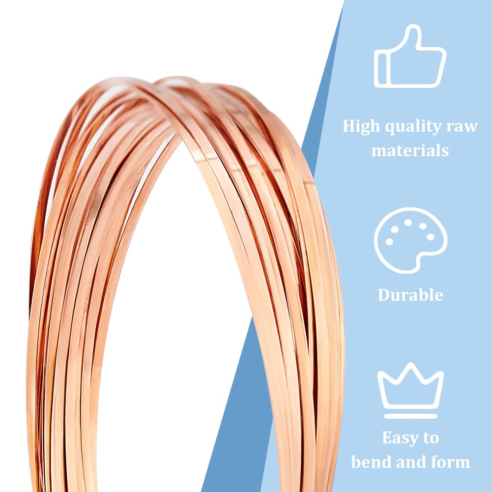 Flat Wire For Jewelry Making Pure Copper Flat Wire 3mm