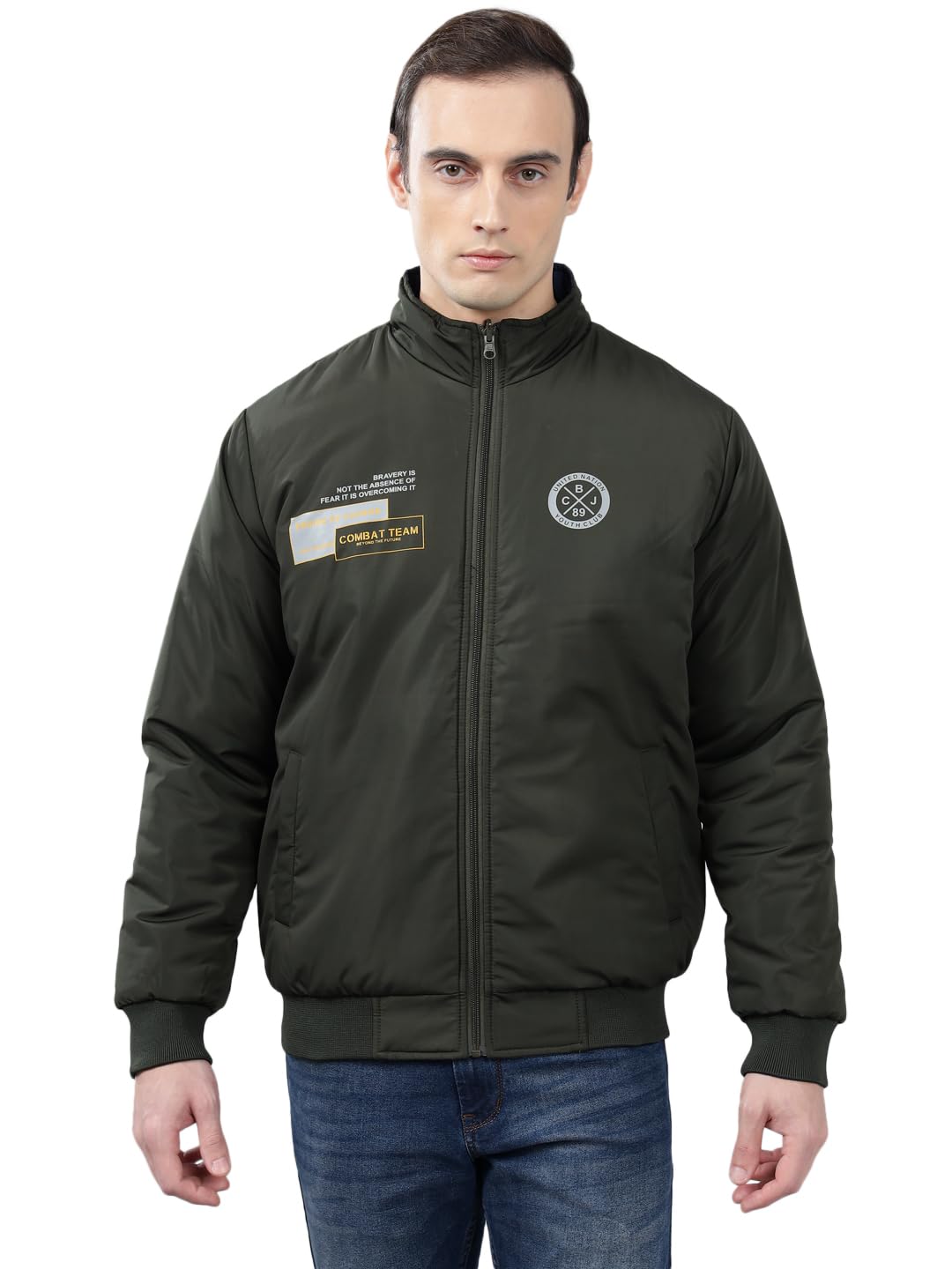 cantabil Solid Full Sleeves Mock Collar Regular Fit Mens Casual Reversible Jacket | Casual Winter Jackets for Men | Mens Jackets for Winter Wear (P_MJKT00230)-picture-24