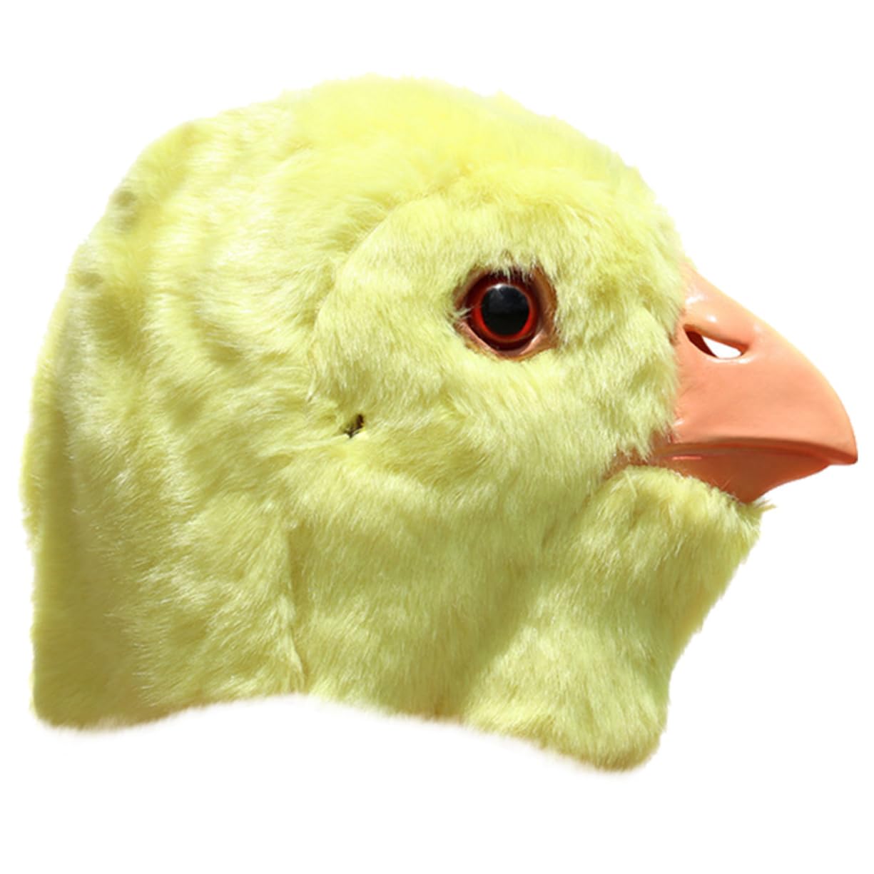 COLLBATH Gorro De Fiesta Peluche Diseño De Cabeza De Pollito Para Carnaval y Mascaradas Accesorio Divertido y Ligero Para Actividades Interiores y Exteriores
