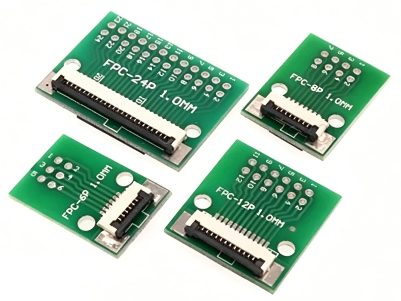 Carte adaptateur 0.5/1.0MM à 2.54MM, connecteur soudé 4/5/6/8/10/12/14/16/20/26/3040/45/50/60 broches