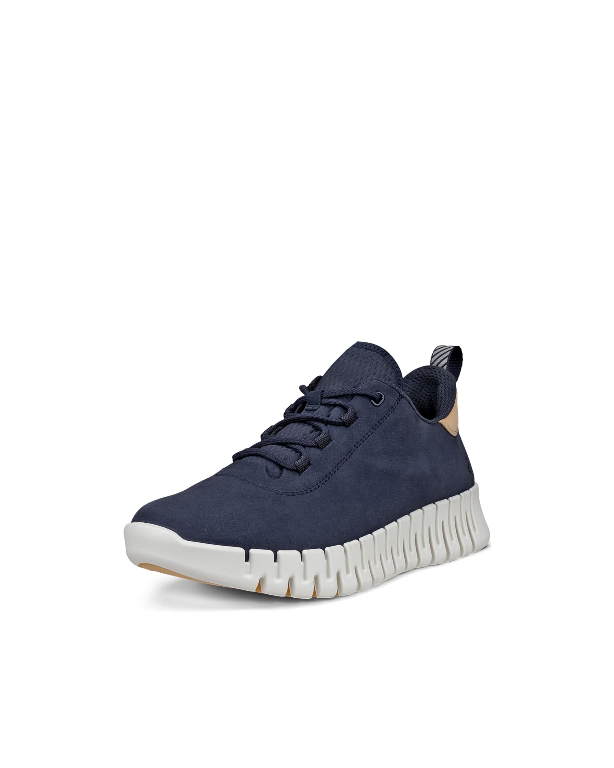 ECCO Women's Gruuv Sneaker, Marine Nubuck/Powder, 10-10.5
