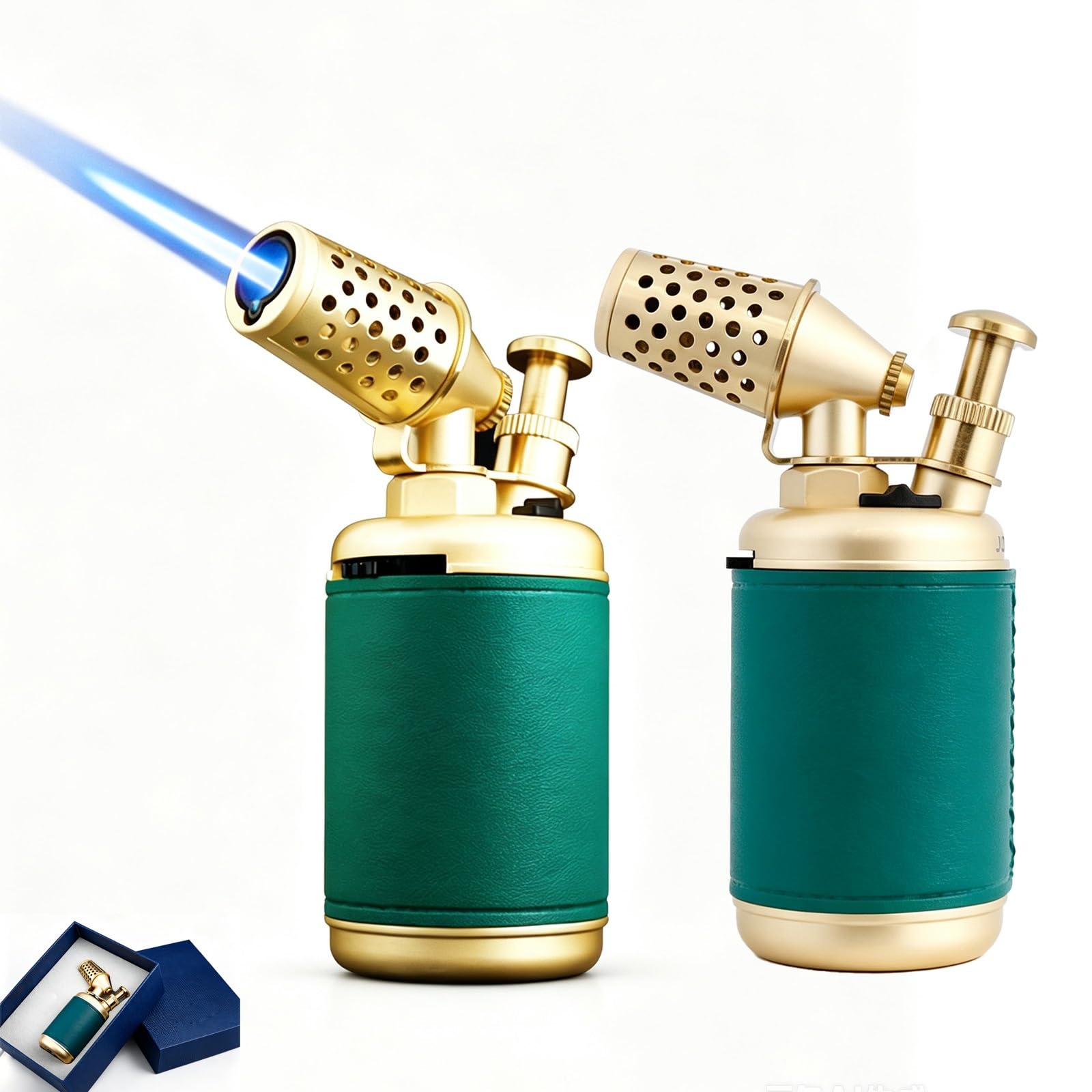 JHCYDM Large capacity torch lighter, butane windproof lighter