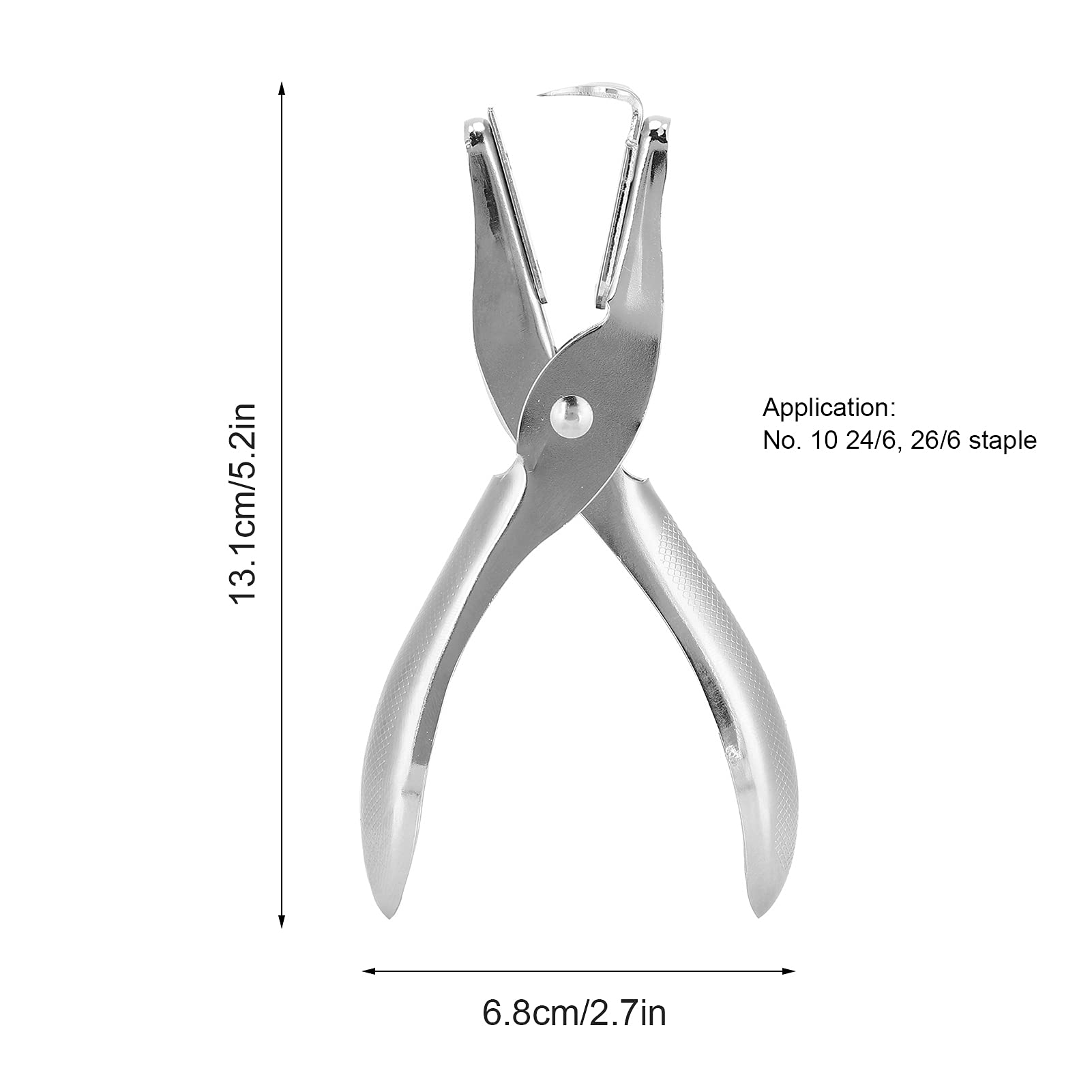 Tissting Estrattore Punti Metallici, Levapunti Universale Antiscivolo Ergonomico in Ferro Rimuovi Graffette con Facilità 20 Pagine Accessorio per Ufficio Scuola