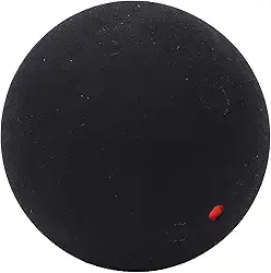 Bola de squash de borracha leve 37 mm bola de squash de ponto único para treinamento e aquecimento adequada para jogadores em qualquer nível (ponto vermelho único)