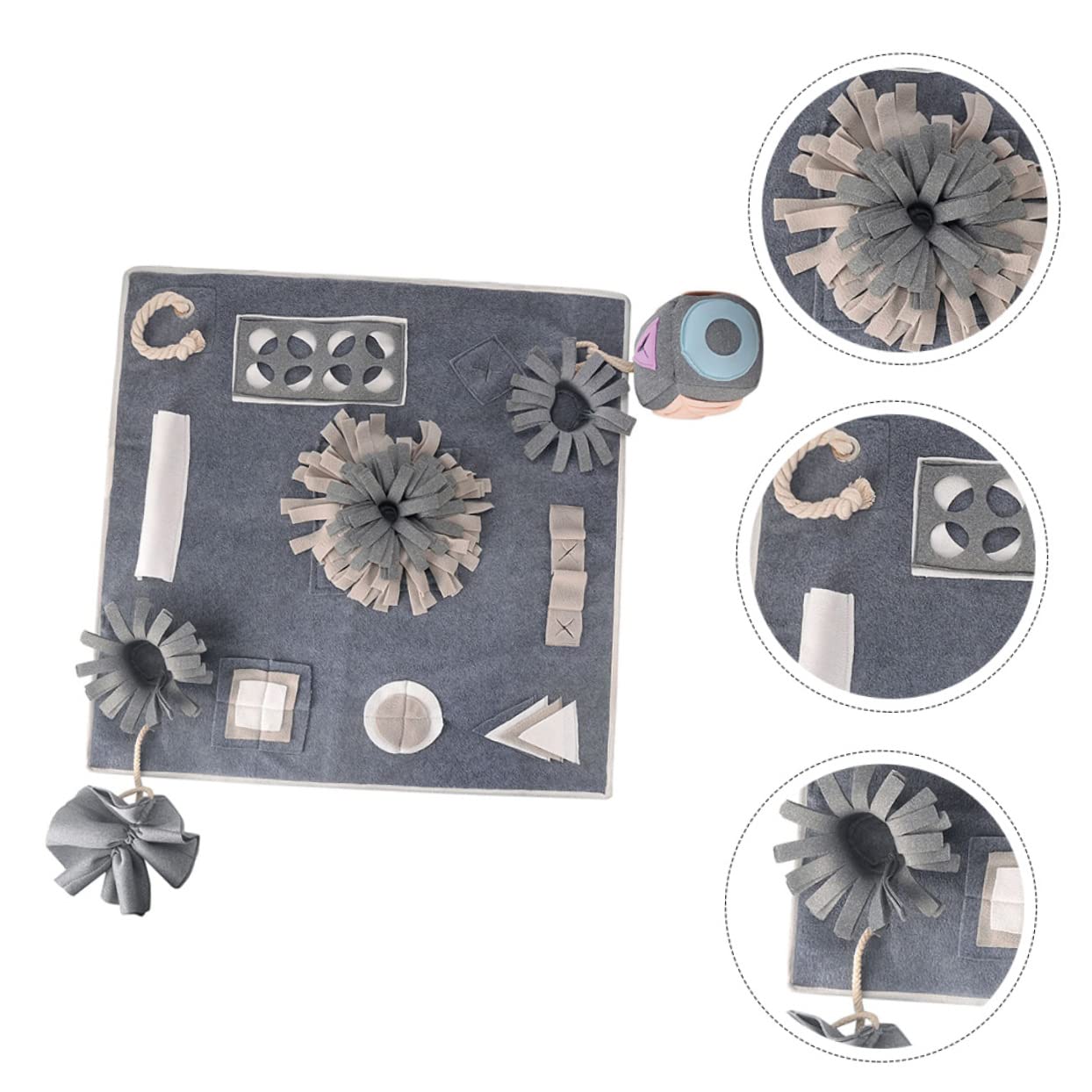 Tapis Entraînement pour Animaux De Compagnie Coussin Anti-renifleur Tapis Alimentation Lente pour Chien