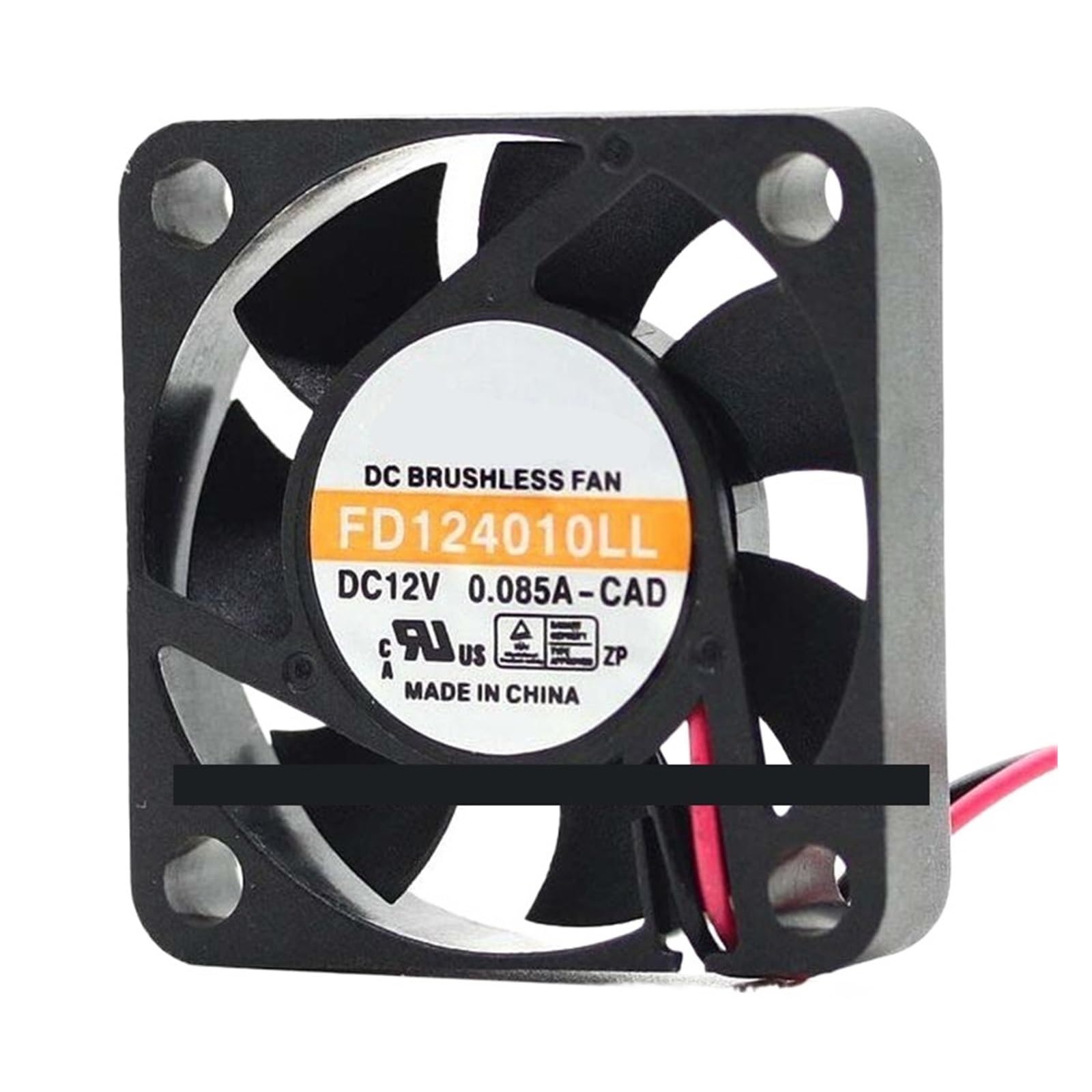 PEQYUACTE FD124010LL 4010 12V 0.085A 4CM Two-Wire Fan