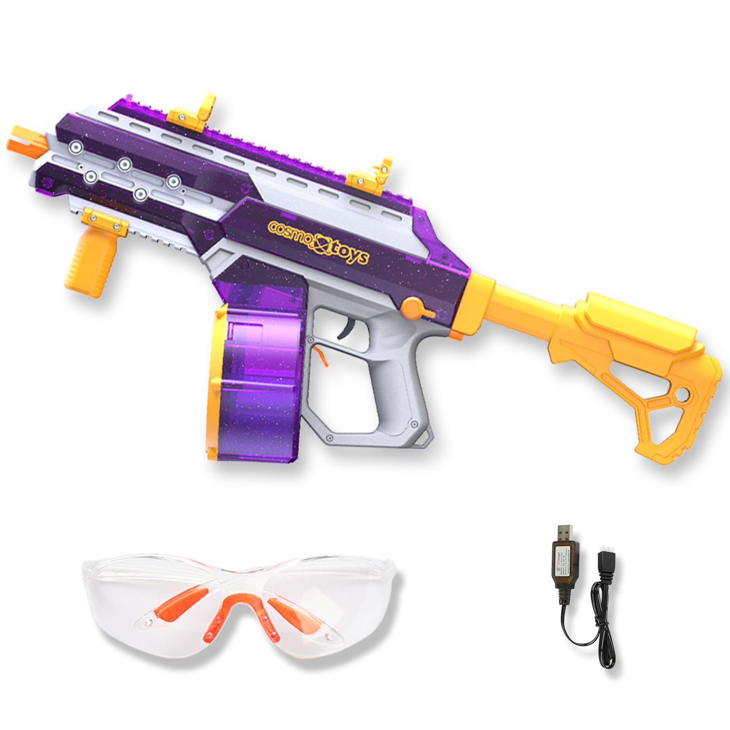 Amazon.com: CosmoXtoys Sirius XL Gel Blaster Gun 220FPS Purple