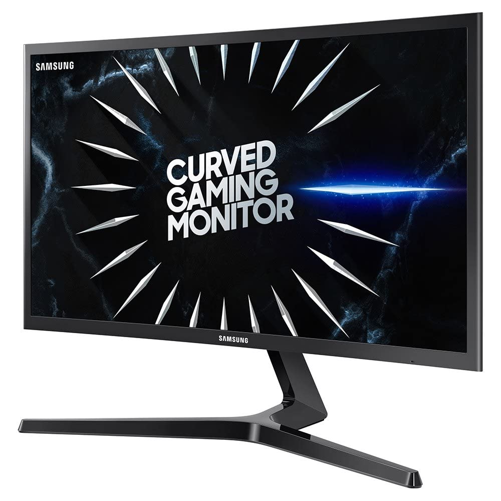 Samsung C24RG50FQU, Ecran PC Gaming incurvé, Dalle VA 24 ", Résolution Full HD (1920 x 1080), 144 Hz, 4ms, AMD Freesync, Noir