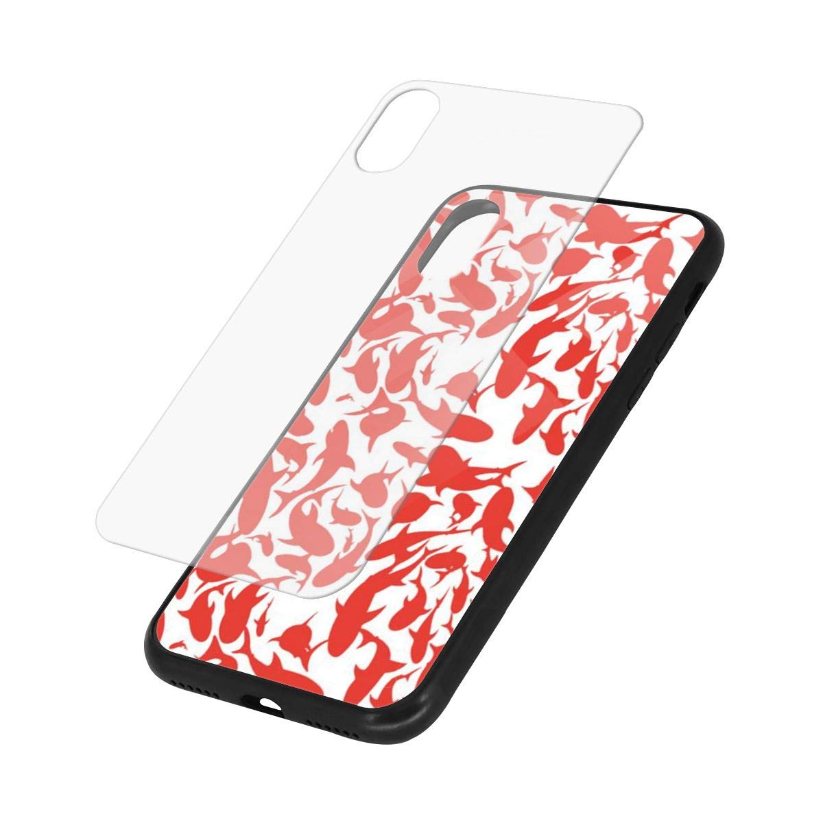 Red Shark - Custodia sottile in morbido TPU trasparente per iPhone Xs Max, morbida e flessibile, compatibile con Xs Max da 6,5 pollici (versione 2018)