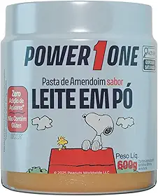 Pasta de Amendoim Leite em Pó - (Power1One Ft. Snoopy) 600g