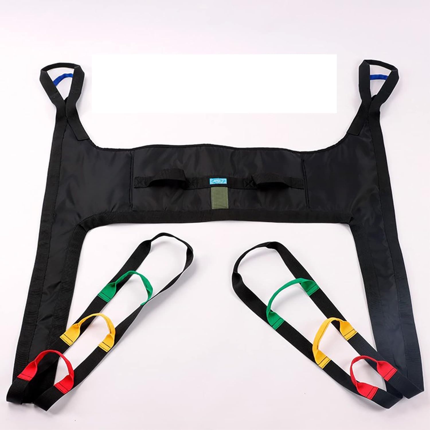 Arnes Grua Traslado Enfermos Personas Mayores, Cinturón de transferencia eléctrico de malla grande for ducha, uso doméstico, con soporte for la cabeza, inodoro médico for discapacitados(Black)