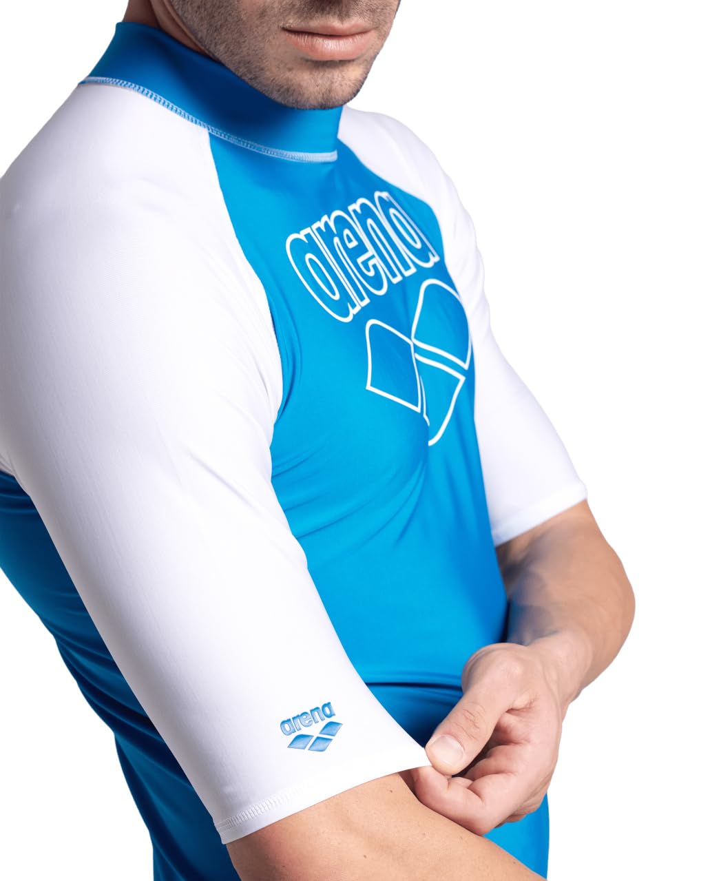ARENA Men's Rash Vest S/S Graphic Top Hombre (Pack de 1)