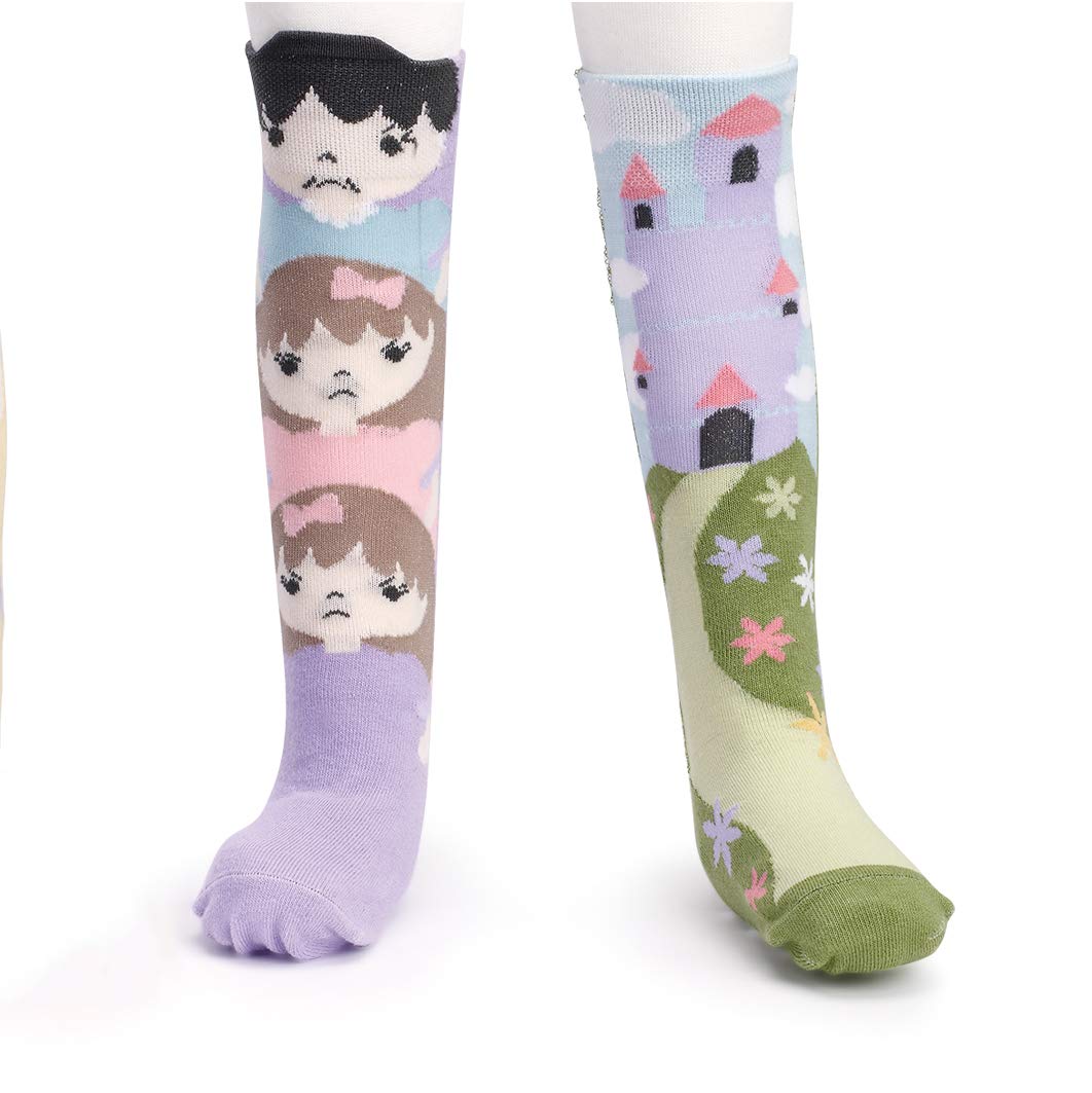 Cinderella Story Theme Girl's 18-36 Months Stretch Cotton Knee High Socks Gift Box Set of 3