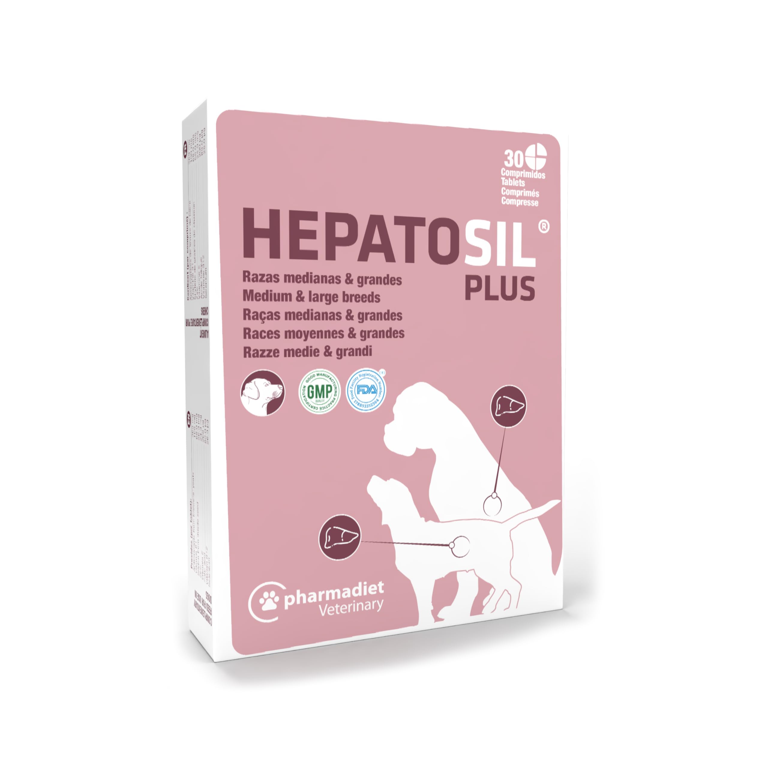 Hepatosil Plus Razas Medianas y Grandes 30CPD