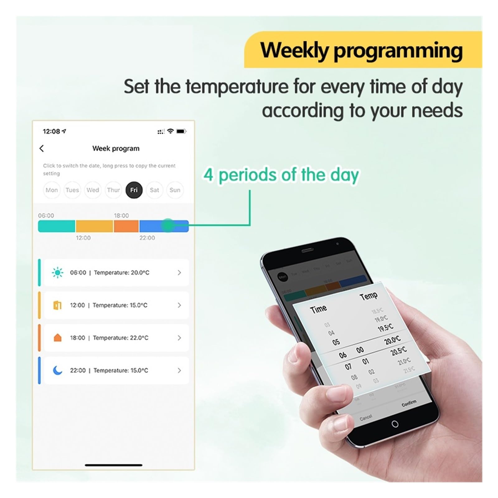 Termostat TRV WiFi Direct, Inteligentny Zawór Grzejnikowy, Programowalny Siłownik Regulatora Temperatury, Współpracuje Z Automatyczna Regulacja(1PCS TRV604)