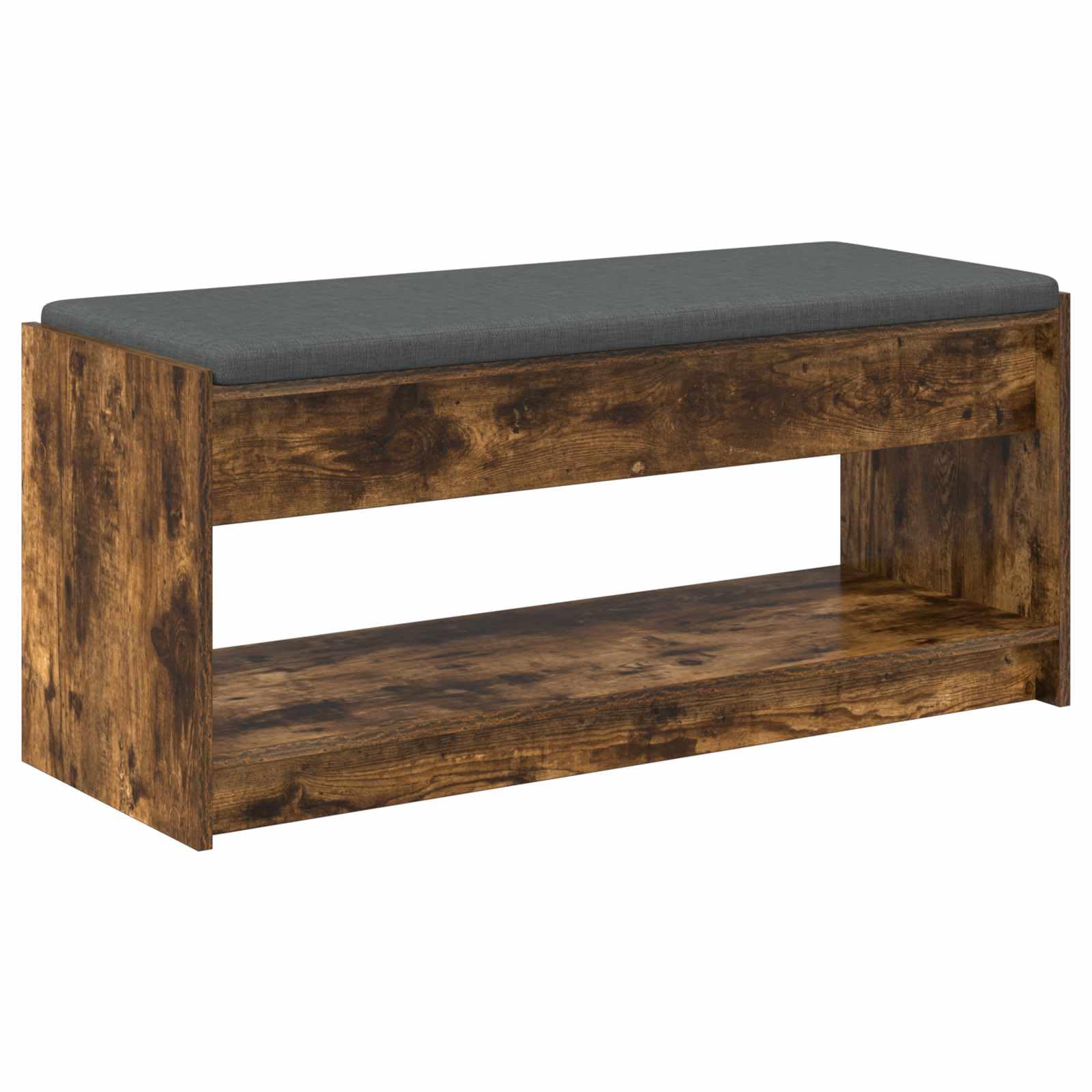 Banc de couloir moderne avec espace de rangement et coussin d'assise