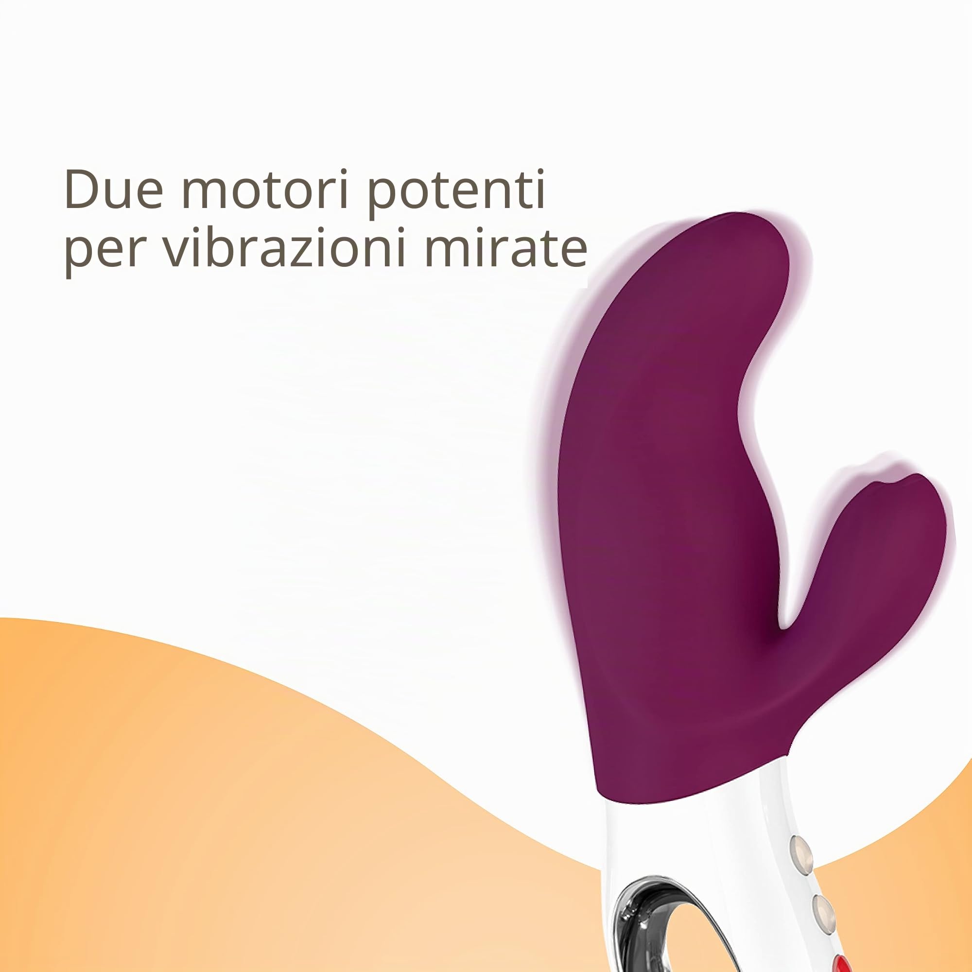 Fun Factory MISS BI - Vibratore rabbit per donna | Clitoride e punto G | donna, Clitoride e punto G, Silicone, Viola | Viola