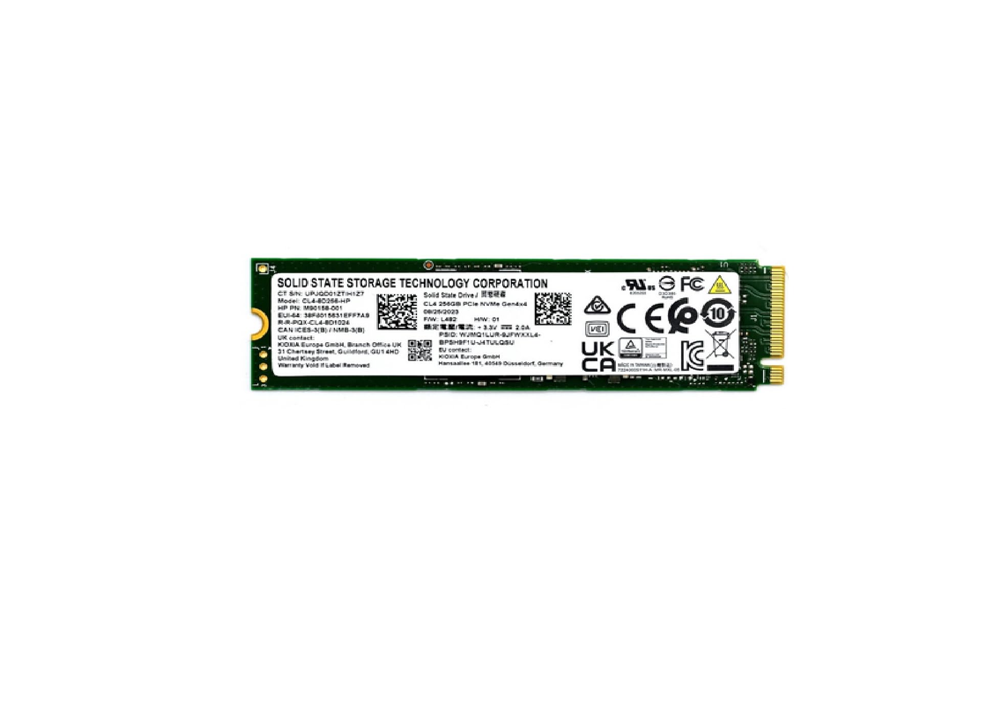 SSSTC SSD 256GB M.2 2280 NVMe PCIe 4.0 Gen4 x4 CL4-8D256 Solid