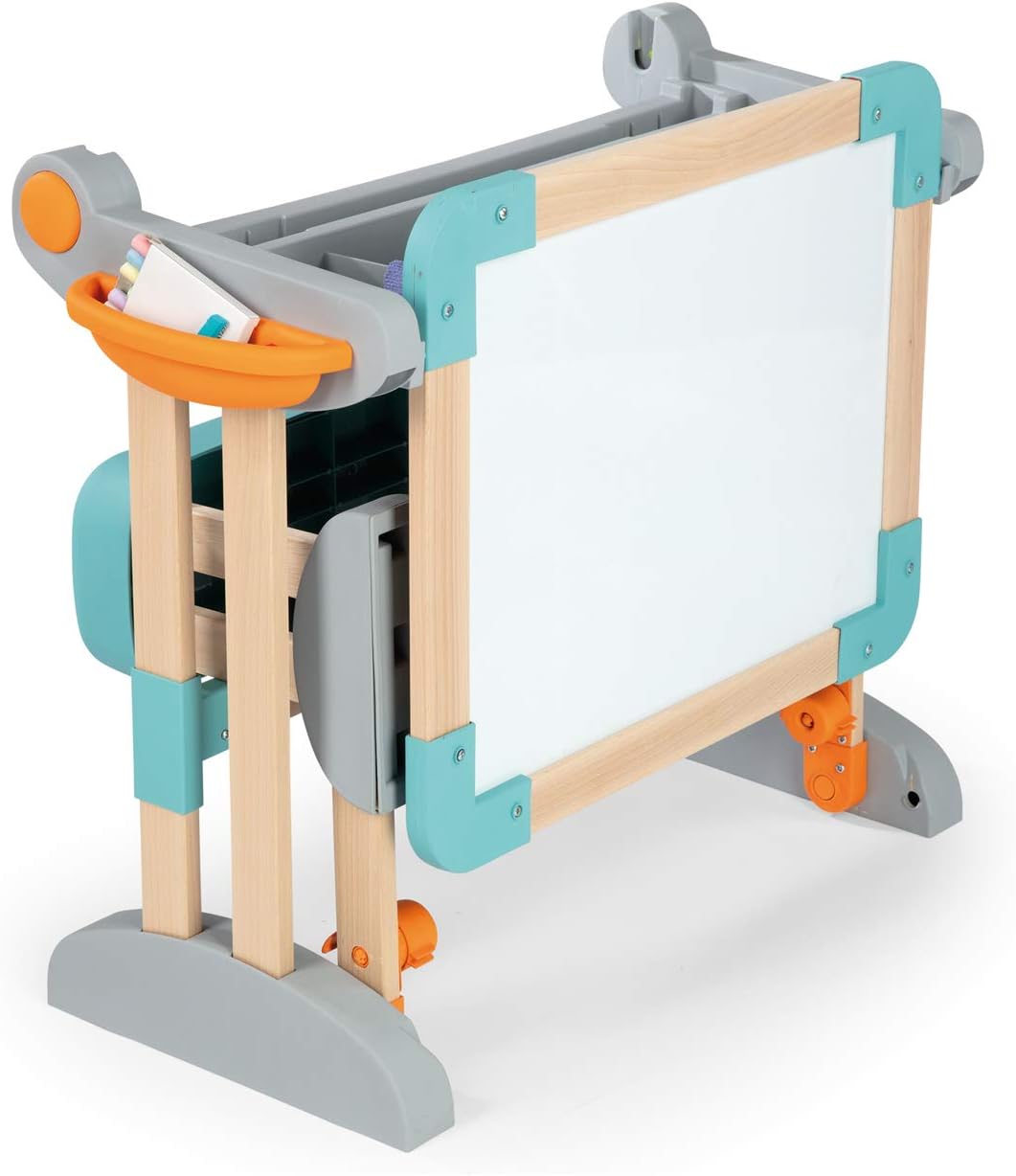 Smoby Bureau Modulo Space Transformable En Tableau Double Face Bois Et Plastique Pliable Et Compact 80 Accessoires Inclus Pour Enfant Des 3 Ans 4301 Amazon Fr Jeux Et Jouets