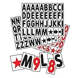 Sidewalk Sign Replacement Letter Set for White Signs, 4 Inch Letters Fit 24x36 Inch Sign Faces
