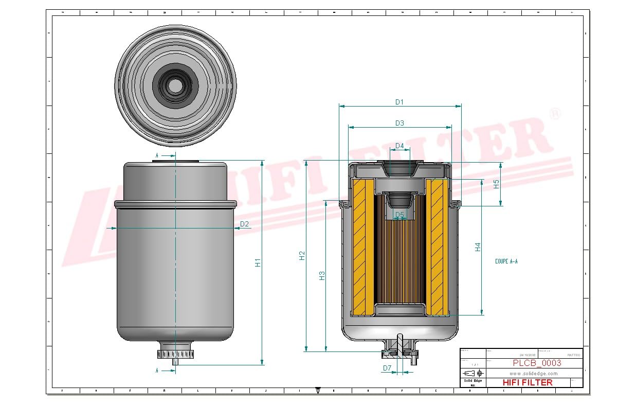 Filtro de Gasoil – SN 70235