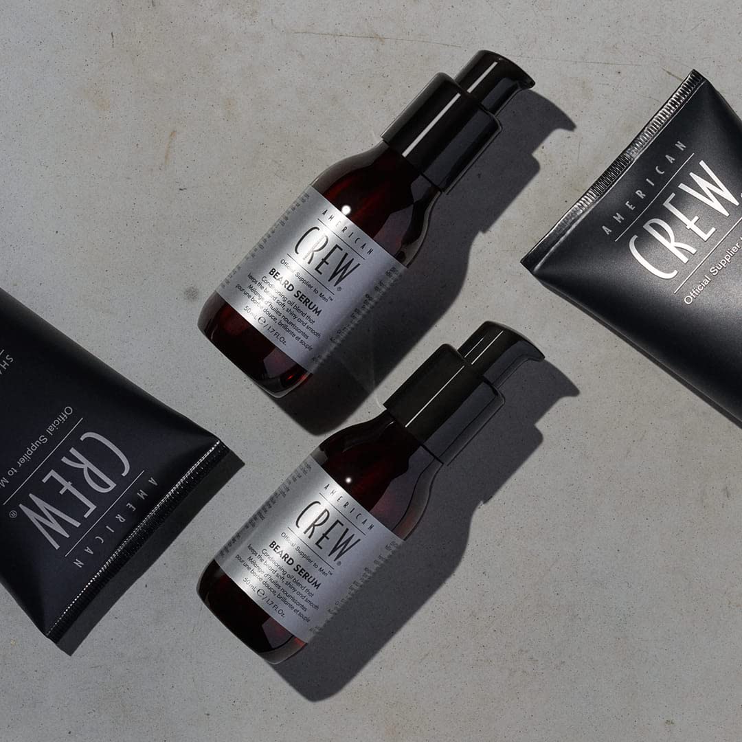 AMERICAN CREW Routine pour homme: 3-en-1 Shampoing/Soin/Gel Douche pour Cheveux/Corps 450ml + Baume Hydratant Soin du Visage tout-en-un