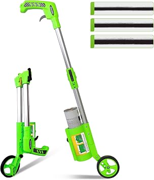 zozen Foldable Marking Paint Wand, with Carry Bag/Adjustable Line Widths, Used with Side-Push Inverted Marking Spray Paint, Industrial Paint Sticks for Sports Field, Parking Lot & Utility Marking