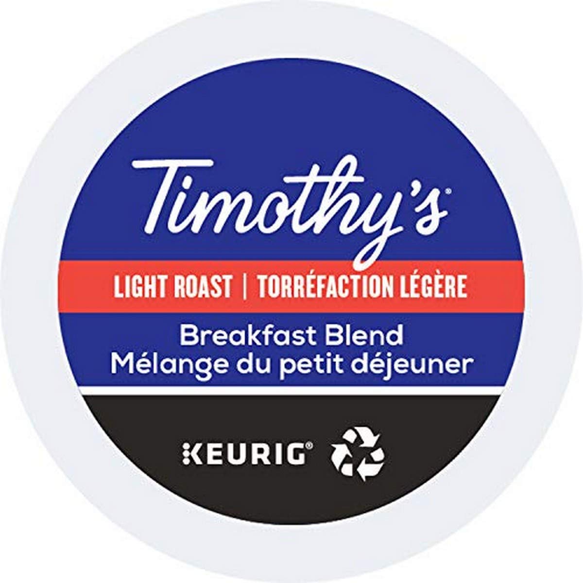 Timothy's German Chocolate Cake Coffee, Single-Serve Keurig K-Cup Pods, Flavored Medium Roast Coffee, 96 Count